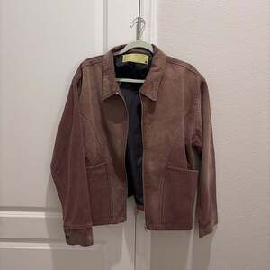 Amulet Ware Oversized Boxy Crop Denim Jacket